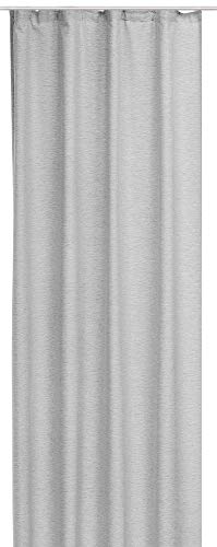 Bestlivings Gardine Blickdicht Joy Dekoschal mit Universalband (Grau, 140x245 cm) - Gardinen Vorhang für Gardinenstange von Bestlivings