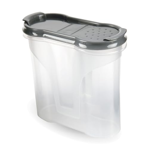 Bestlivings Gewürzdosen 300ml (1er Pack - Schwarz) Aufbewahrungsboxen für Gewürze - Luftdichte Schüttdose aus BPA freien Kunststoff, Vorratsdose mit Deckel von Bestlivings
