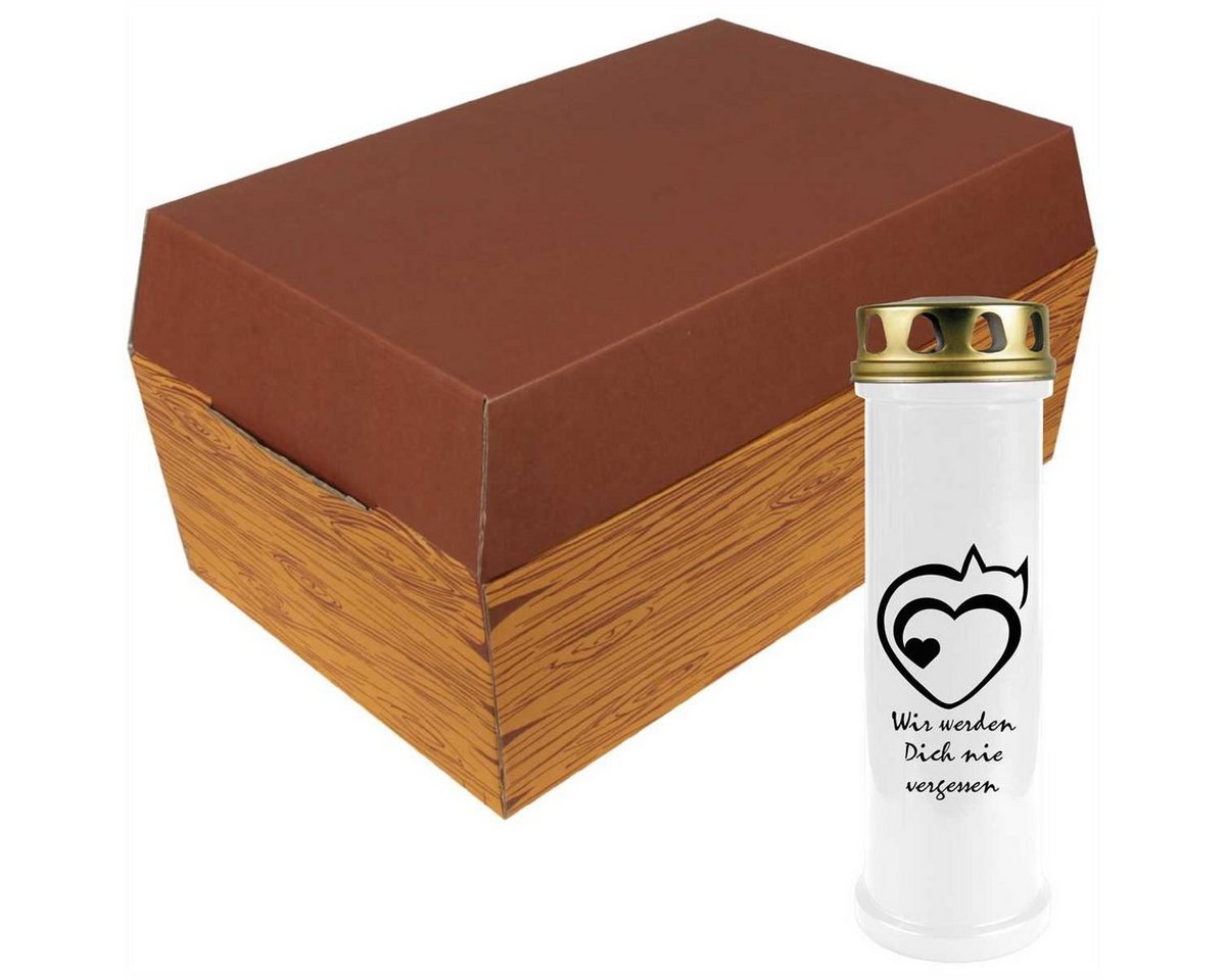 Bestlivings Grabkerze, Grabkerze mit vers. Motiven (100 St. Brenndauer) von Bestlivings