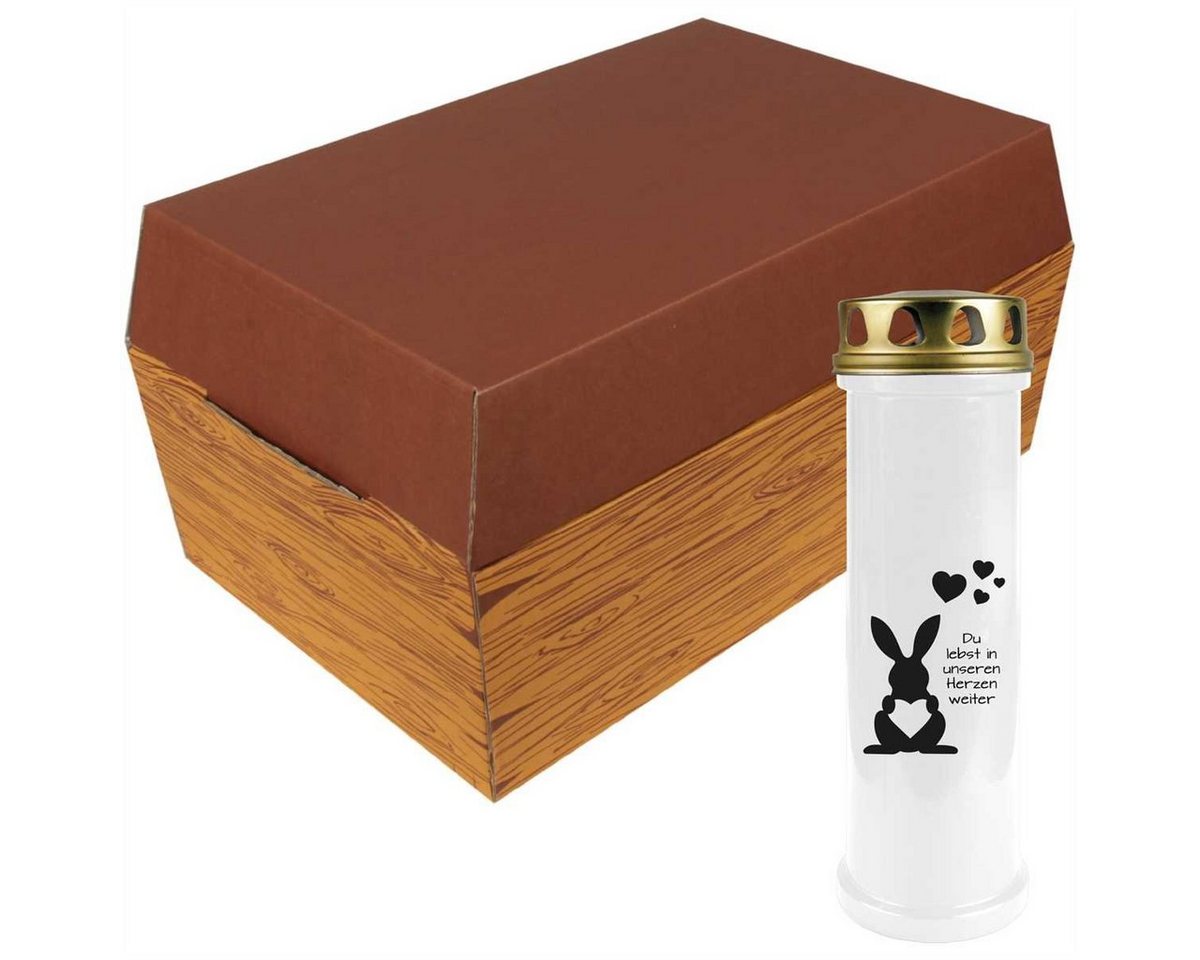 Bestlivings Grabkerze, Grabkerze mit vers. Motiven (100 St. Brenndauer) von Bestlivings