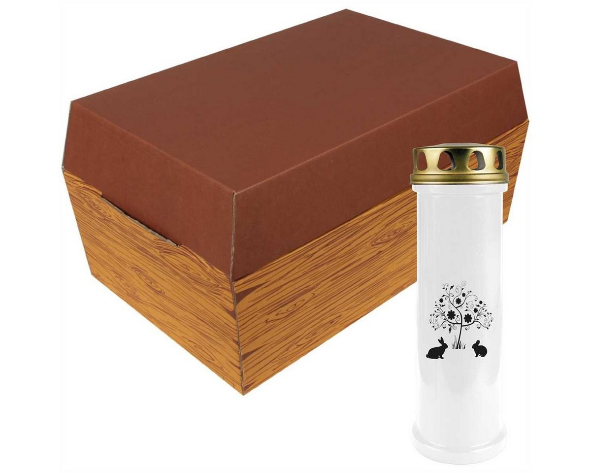 Bestlivings Grabkerze, Grabkerze mit vers. Motiven (100 St. Brenndauer) von Bestlivings