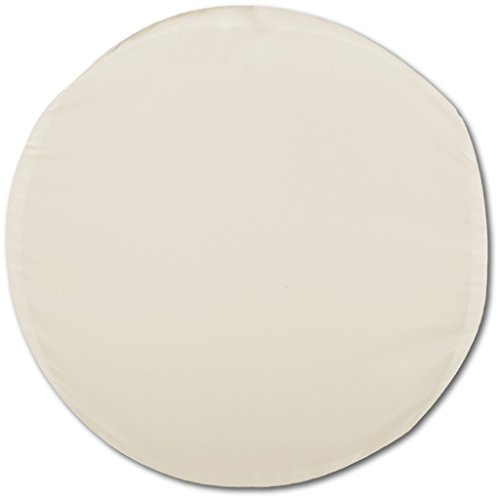 Bestlivings Kissenbezug Beige (Ø 50 cm) mit verdecktem Reißverschluss - viele Größen und Farben von Bestlivings