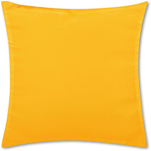 Bestlivings Kissenbezug Orange (40x40 cm) mit verdecktem Reißverschluss - viele Größen und Farben von Bestlivings