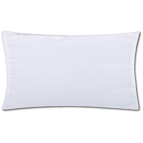 Bestlivings Kissenbezug Weiß (geeignet für 30x50 cm) mit verdecktem Reißverschluss - viele Größen und Farben von Bestlivings