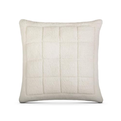 Bestlivings Kissenhülle 80x80cm inkl. Kissen - Sherpa-Fleece - Kuscheliger Bezug mit Reißverschluss - ideal als Dekokissen Schlafkissen Sofakissen - Öko Tex von Bestlivings