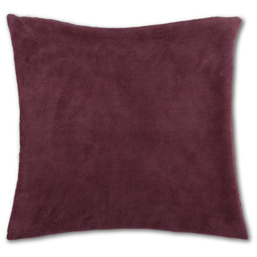 Bestlivings Kissenhülle Kuschel 30x30cm Kissenbezug Dekokissen Auswahl: Altrose - Pflaume, Bezug für Kissen - Sofakissen Zierkissen von Bestlivings