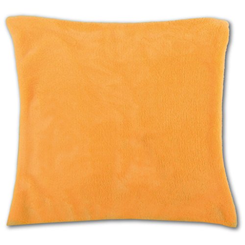 Bestlivings Kissenhülle Kuschel 30x30cm Kissenbezug Dekokissen Auswahl: Hellorange - Marigold, Bezug für Kissen - Sofakissen Zierkissen von Bestlivings