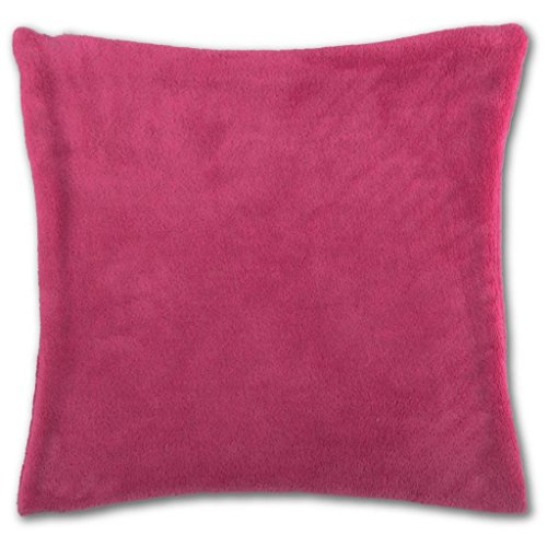 Bestlivings Kissenhülle Kuschel 50 x 50, Auswahl: pink - Fuchsia ohne Füllung von Bestlivings