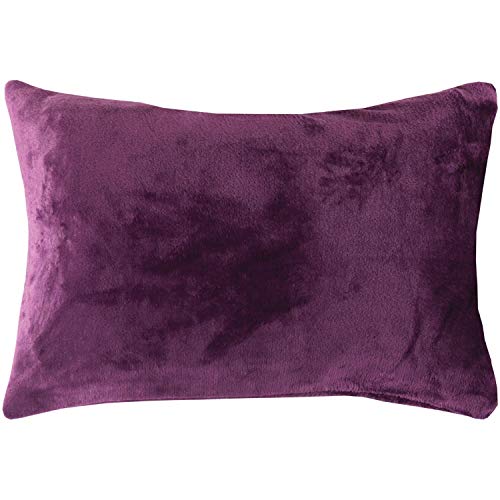 Bestlivings Kissenhülle Kuschel Celina, in der Größe 40 x 60cm - Violett - Kissenbezug mit Reißverschluss von Bestlivings