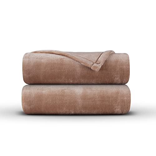 Bestlivings Kuscheldecke Mirabella - hochwertige Flauschige Decke, Cashmere Touch, 220 x 240 cm - Nougat von Bestlivings