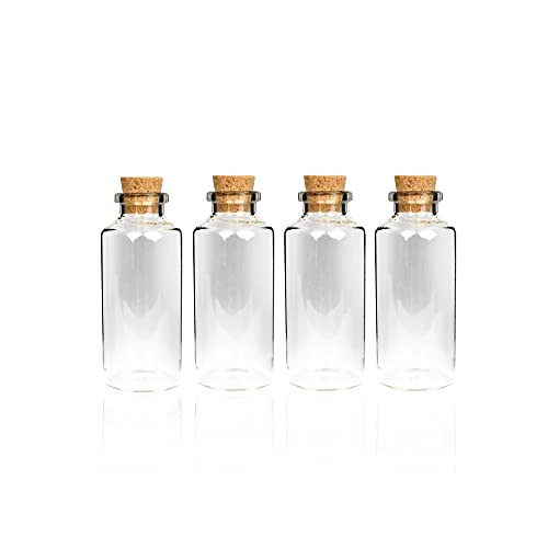 Bestlivings Mini Glasflaschen mit Korken 10ml (16er Pack) - Kleine Glasfläschchen zum Befüllen - Reagenzglas Glas für Hochzeit - Mini Gläser Gastgeschenke von Bestlivings