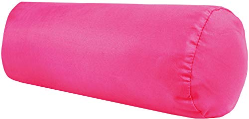 Bestlivings Nackenrolle 10x25cm (BxL) Bezug in der Farbe Pink, in vielen vers. Farben von Bestlivings