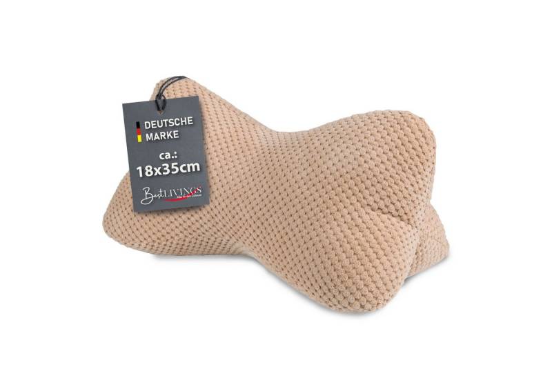 Bestlivings Nackenstützkissen Leseknochen 18x35 cm verschiedene Farben, Füllung: Polyester, ergonomisch von Bestlivings