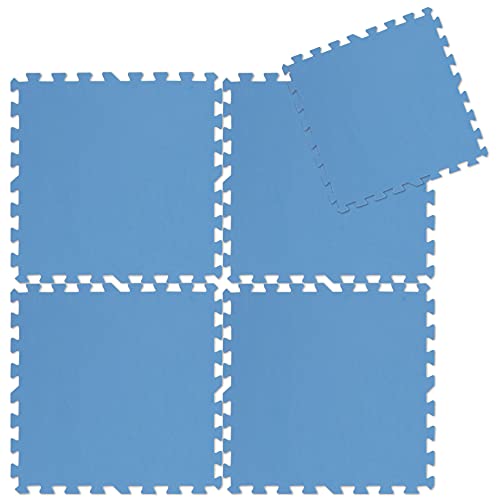 Bestlivings Pool-Bodenschutzmatte (Blau), Unterlegmatte zum Schutz ihres Pools, 8 Stück (50x50x0,4 cm) - 2m² - Robustes Stecksystem beliebig erweiterbar von Bestlivings