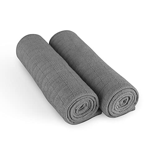 Bestlivings Premium Mikrofasertuch 300g/m² - Microsensation - 65x45cm (Anthrazit / 4er Pack) Reinigungstücher Geschirrtücher - super saugfähige Küchentücher von Bestlivings