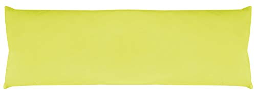 Bestlivings Seitenschläfer Kissenhülle Kissenfüllung Körperkissen, bequem und anschmiegsam in vielen erhältlich (ca. 40x120cm / grün - olivgrün) von Bestlivings