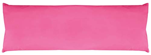 Bestlivings Seitenschläfer Kissenhülle Kissenfüllung Körperkissen, bequem und anschmiegsam in vielen erhältlich (ca. 40x120cm / pink - rosa) von Bestlivings