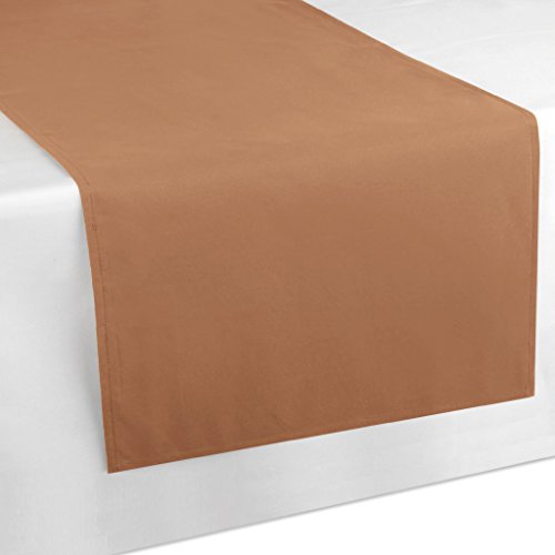 Bestlivings Tischläufer Tischband Tischuntersetzer 140x40 cm, schlicht und modern in vielen erhältlich (braun - Hellbraun) von Bestlivings