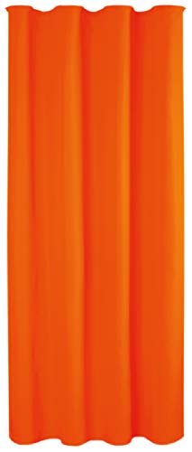 Bestlivings Verdunkelungsgardine mit Universalband Auswahl: orange - dunkelorange 270cm x 245cm von Bestlivings