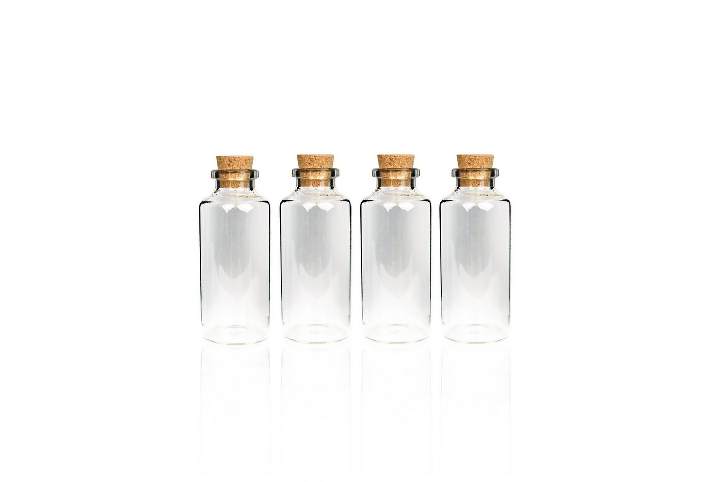 Bestlivings Vorratsglas Fläschchen mit Korken, Glas, (16-tlg., 10 ml), Reagenzglas für Hochzeit - Mini Gläser Gastgeschenke Glasfläschchen von Bestlivings