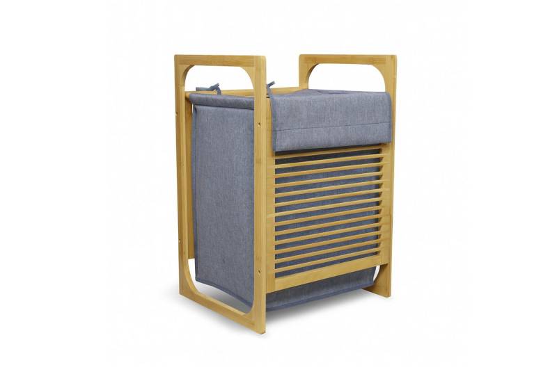 Bestlivings Wäschekorb Bambus Wäschesammler, 600D Oxford Gewebe Bestlivings Wäschekorb Bambus Wäschesammler, 600D Oxford Gewebe von Bestlivings