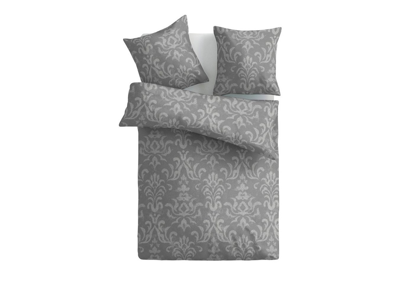 Bettwäsche 2tlg. Bettbezug + Kissenbezug - Floral / Ornament, Bestlivings, Satin Baumwolle, 100% Baumwolle, verd. Reißverschluss, Satin Qualität - Bettdeckenbezug von Bestlivings