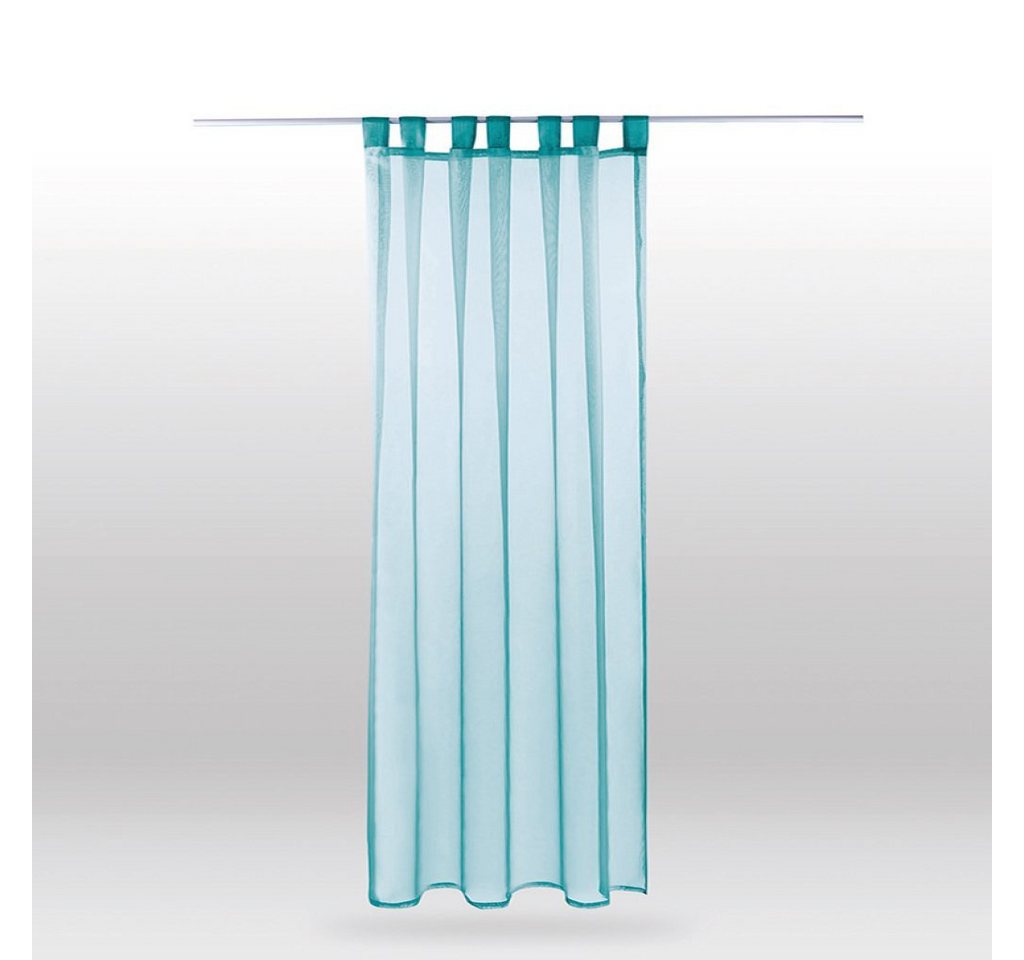 Bestlivings Gardine Noella, Schlaufen (1 St), transparent, Sichtschutz 140x245cm transparente Scheibengardine in versch. Farben von Bestlivings