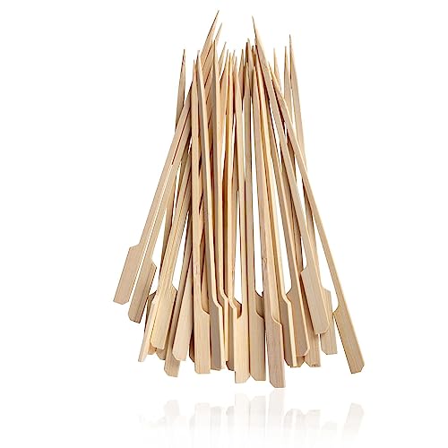Holzspieß BBQ/Schaschlikspieße (200er Pack), 20cm, Grill Kebab Party, BBQ Spieße für Grillen Cocktails Buffet Obst Hamburger von Bestlivings