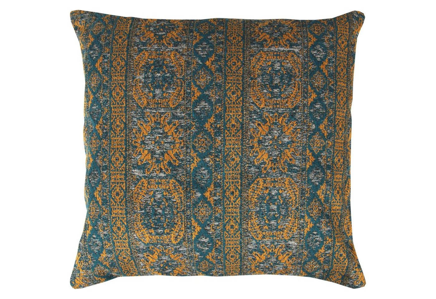 Kissenbezüge KHDK-05409, Bestlivings (1 Stück), Kissenhülle 45 x 45 cm (Marakesh Petrol) - Bohemian Oriental Boho - Hochwertiger Kissenbezug mit Reißverschluss von Bestlivings