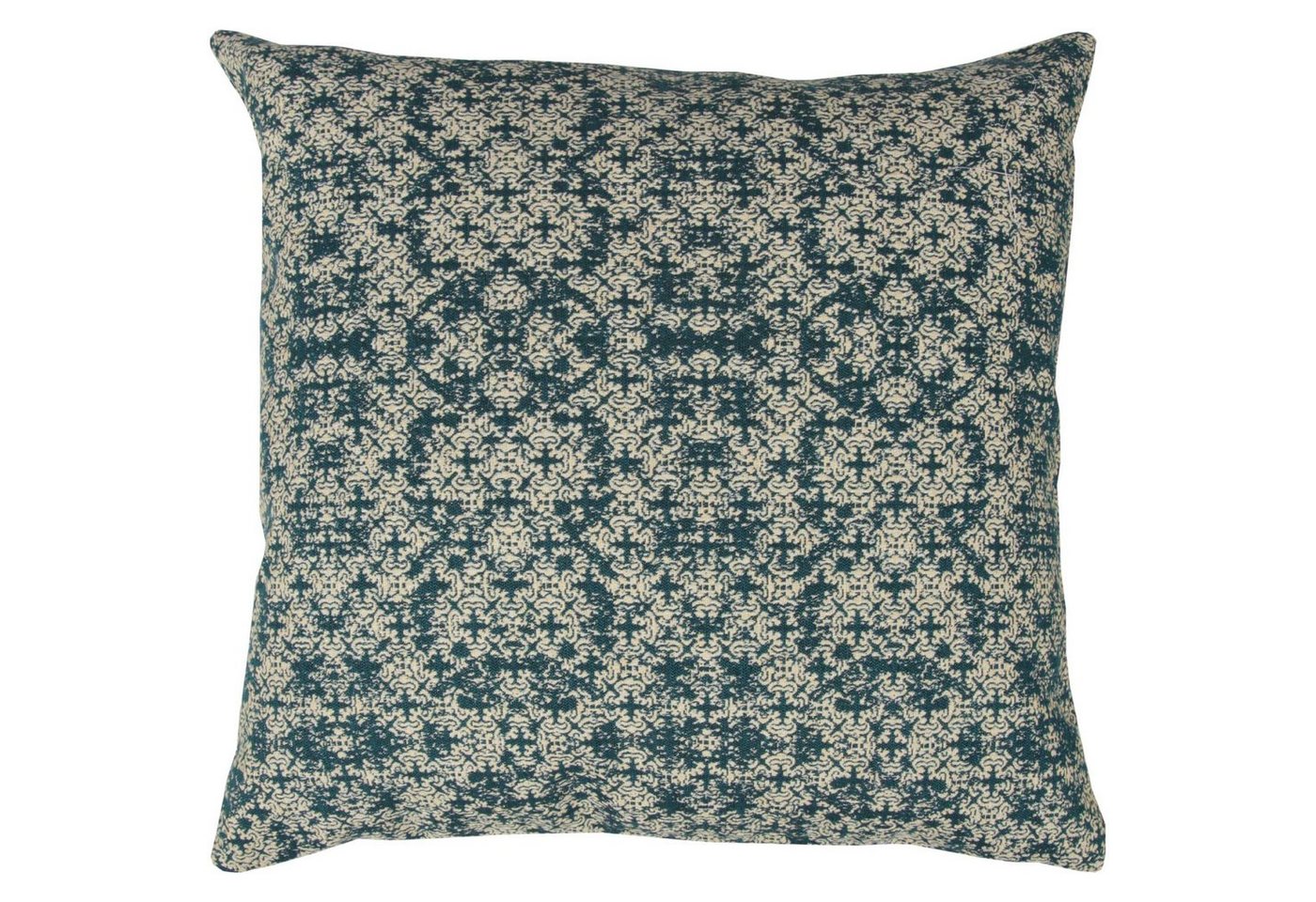 Kissenbezüge KHDK-05409, Bestlivings (1 Stück), Kissenhülle 45 x 45 cm (Orient Petrol/Beige) - Bohemian Oriental Boho - Hochwertiger Kissenbezug mit Reißverschluss von Bestlivings