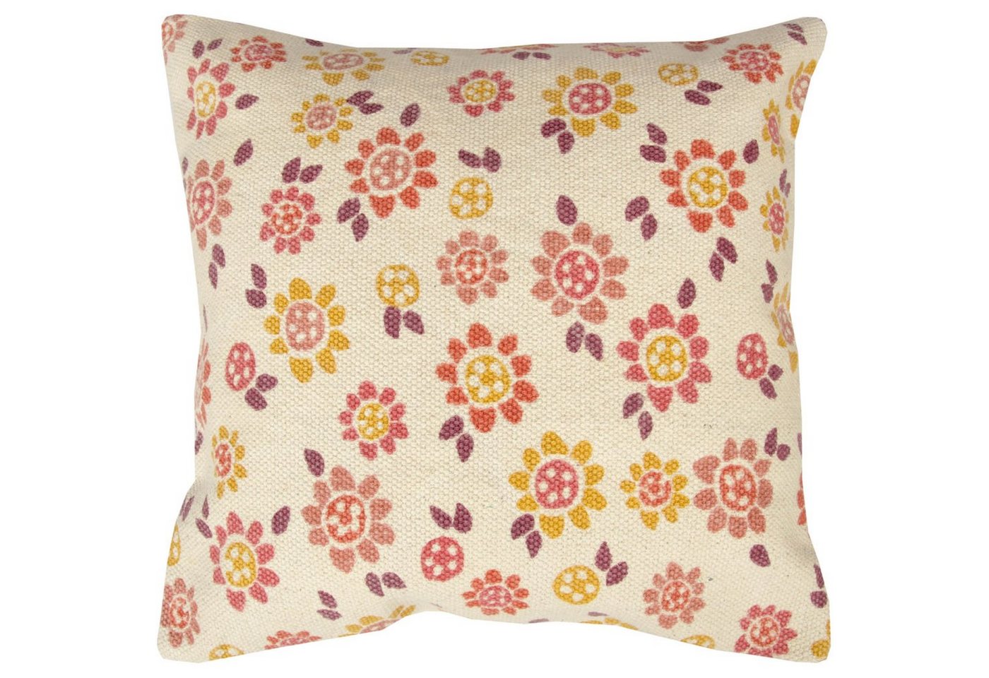 Kissenbezug Chiffa - Blumen, Bestlivings (2 Stück), Kissenhülle 45 x 45 cm (Chiffa Spice) im 2er Pack - 100% Baumwolle - Hochwertiger Kissenbezug mit Reißverschluss von Bestlivings