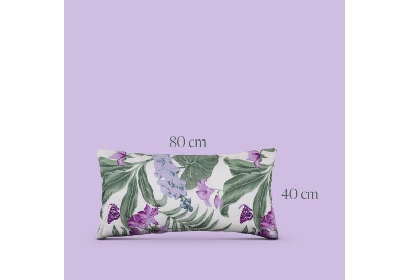Bestlivings Kissenhülle Seersucker Kissenbezug Hülle 40x80cm Bezug Überwurf - 2er Pack, Kissenbezug mit zwei Design Optionen: Blumen oder Gestreift Bestlivings Kissenhülle Seersucker Kissenbezug Hülle 40x80cm Bezug Überwurf - 2er Pack, Kissenbezug mit zwei Design Optionen: Blumen oder Gestreift von Bestlivings