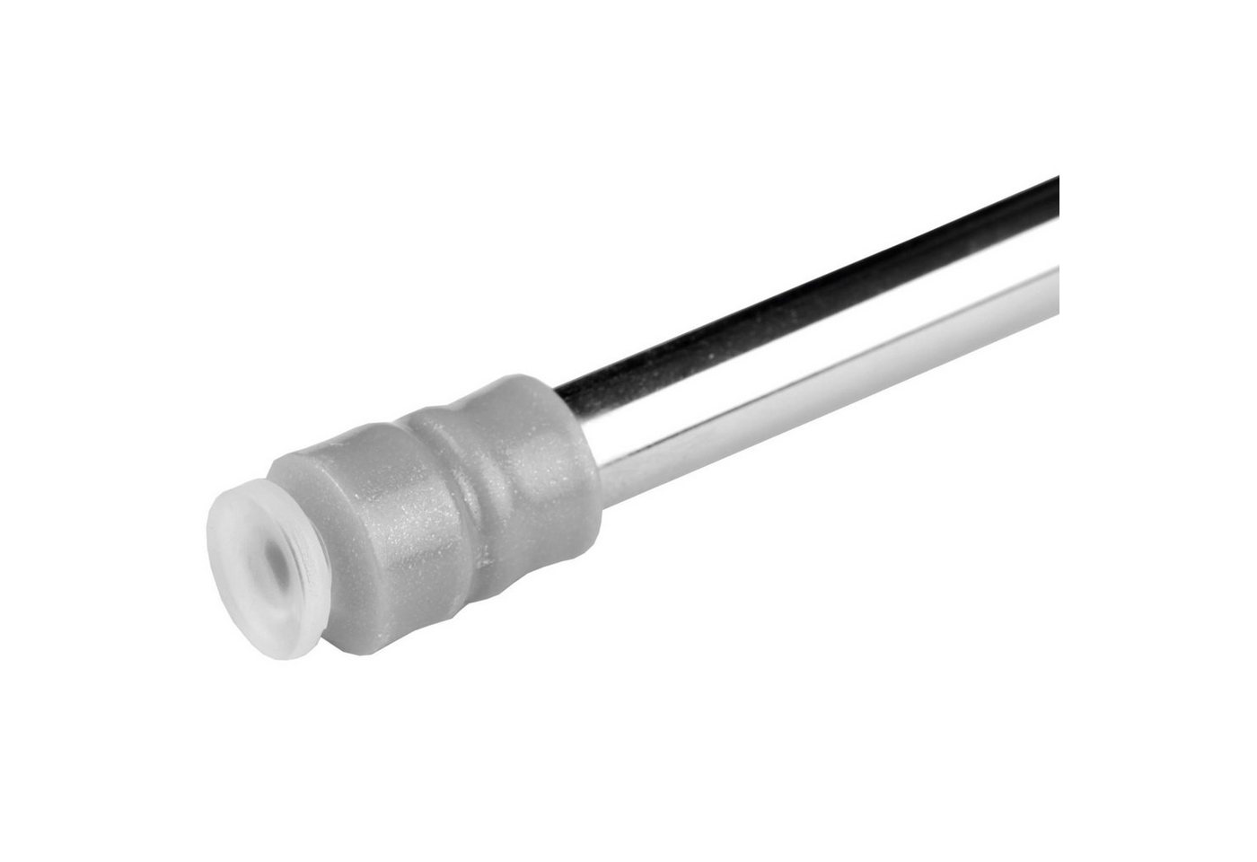 Bestlivings Klemmstange Klemmvitrage mit Drehtechnik – kein Bohren, kein Kleben, Ø 10 mm, 1-läufig, ausdrehbar, ohne Bohren, geklemmt, Edelstahl, Gardinenstange für Bistrogardine/Scheibengardine von Bestlivings