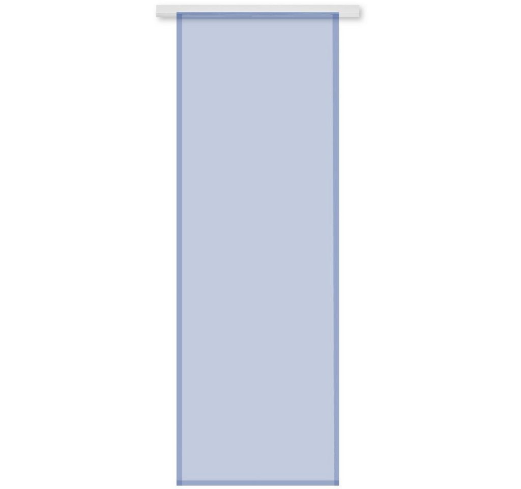 Vorhang, Bestlivings, Klettband (1 St), blickdicht, Microfaser, Transparente Schiebegardine 60cm x 245cm (BxL), mit Klettband von Bestlivings