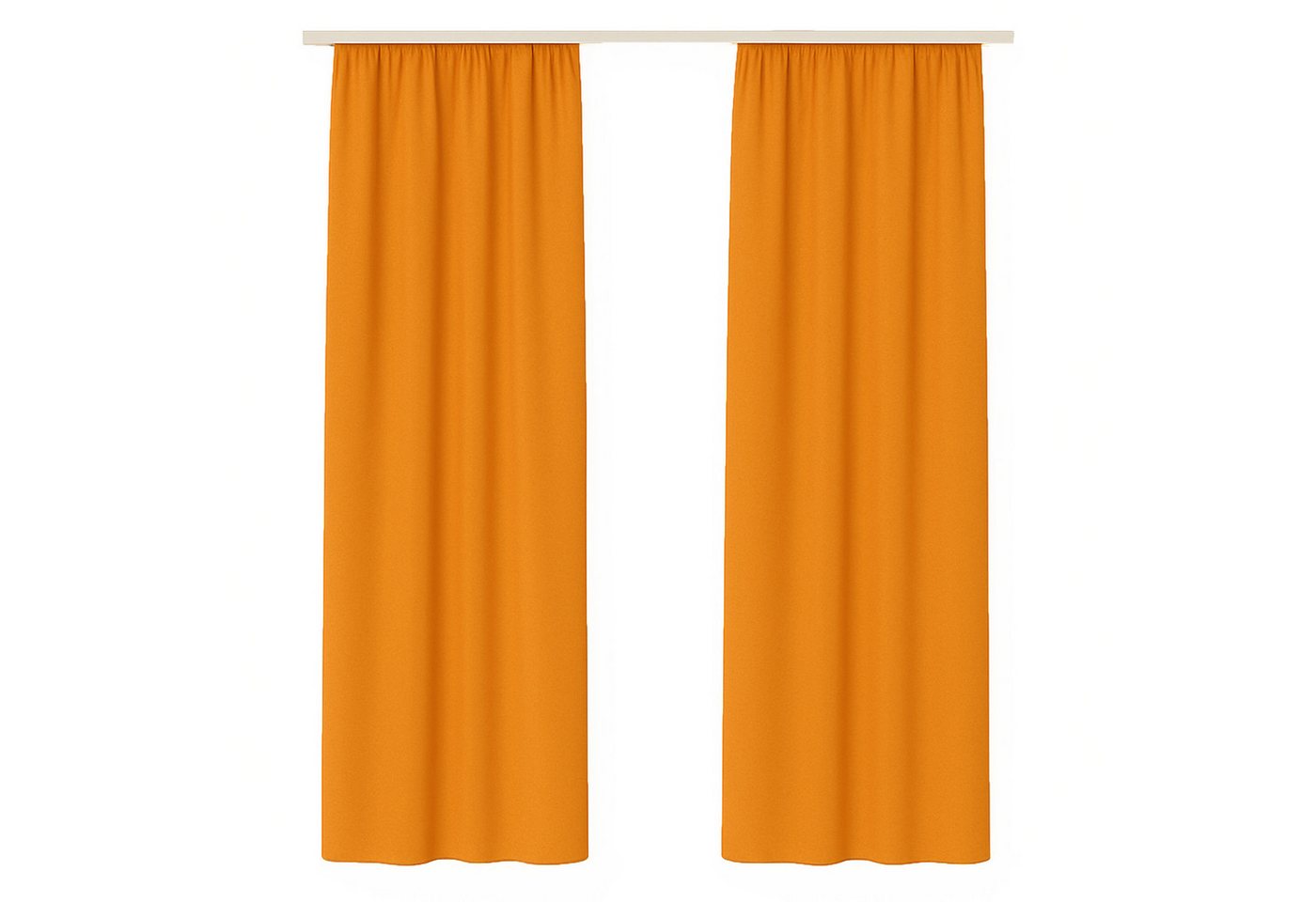 Bestlivings Vorhang "Ellen" mit Kräuselband inkl. Raffhalter (2 St), Kräuselband, blickdicht, Polyester, matter Stoff, einfarbig, waschbar bei 30°C, bügelleicht, formstabil von Bestlivings