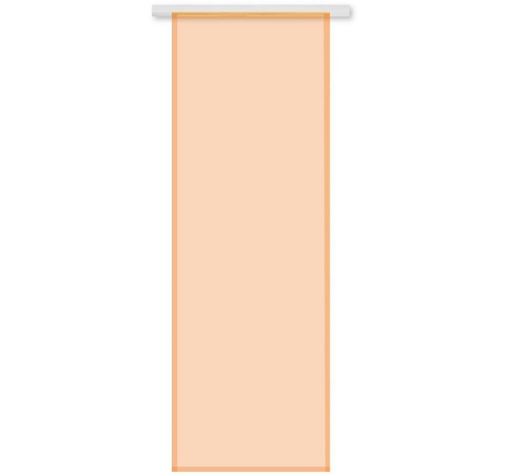 Vorhang, Bestlivings, Paneelwagen (1 St), blickdicht, Microfaser, Transparente Schiebegardine 60cm x 245cm (BxL), mit Klettband und Befestigungszubehör von Bestlivings