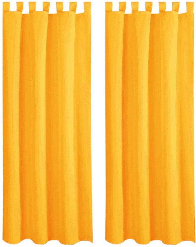 Bestlivings Vorhang (2 St), Schlaufen, blickdicht, Gardinenset "Blickdicht" mit Schlaufen inkl. Zubehör von Bestlivings