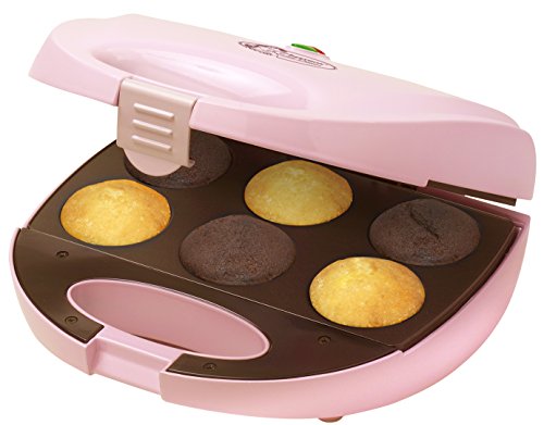 Bestron Cupcake Maker, rosa, für 6 Cupcakes von Bestron