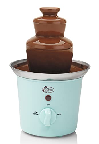 Bestron Schokoladenbrunnen mit 3 Etagen, kleiner Schokobrunnen mit Warmhaltefunktion, 60 Watt, Farbe: Mint Bestron Schokoladenbrunnen mit 3 Etagen, kleiner Schokobrunnen mit Warmhaltefunktion, 60 Watt, Farbe: Mint von Bestron
