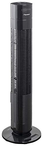 Bestron Turmventilator mit Schwenkfunktion, Timer und Fernbedienung, Höhe: 78 cm, Summer Breeze, 35 Watt, Schwarz von Bestron