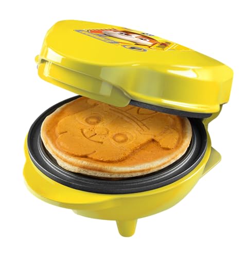 Paw Patrol Mini Waffeleisen, Waffeleisen mit Sonderplatte "Rubble", Waffelgröße: Ø 10cm, ideale Größe für Kinder, für Geburtstage oder als Geschenk, offizielles Lizenzprodukt, Farbe: Gelb Paw Patrol Mini Waffeleisen, Waffeleisen mit Sonderplatte "Rubble", Waffelgröße: Ø 10cm, ideale Größe für Kinder, für Geburtstage oder als Geschenk, offizielles Lizenzprodukt, Farbe: Gelb von Bestron
