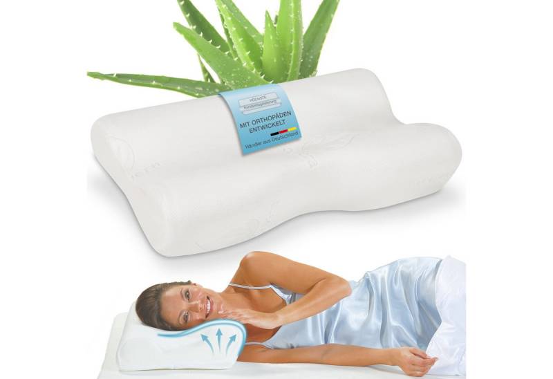 Bestschlaf Seitenschläferkissen ergonomisches Nackenstützkissen, L 35 x B 50 von Bestschlaf
