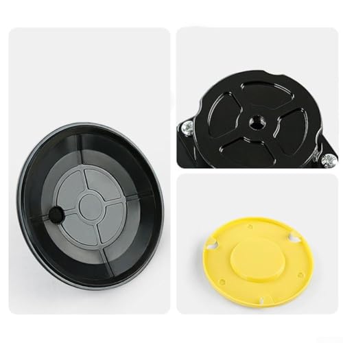 11,4 cm Vakuum-Saugnapf mit Handpumpe und M6/M8-Gewindehalterungsbasis, robustes Aluminium und Gummi-Heberwerkzeug für Glas, Metall, Arbeitsplatten, Auto (M8) von Besttoolifes