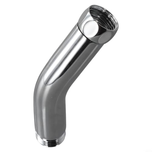 135 ° Dusch-Winkel-Handbrause-Adapter, Chrom-Anschluss, Oberstrahl, Edelstahl, Kugelgelenk, Duschkopf, G1/2 Armatur, auslaufsicher, Badezimmer-Werkzeug (M) von Besttoolifes