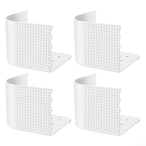 4 x Bettlakenhalter, rutschfestes Design für dünne Matratzen, hält Bettwäsche an Ort und Stelle (weiß) von Besttoolifes