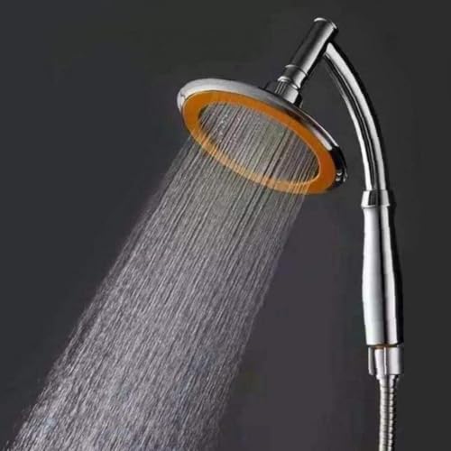 ABS-Duschkopf-Verlängerung, abgewinkelt, extra Rohr, poliertes Chrom-Finish, G1/2-Anschluss, Badezimmer, Dusche, Wandmontage, Handbrause, Regenfall (1 Stück) von Besttoolifes