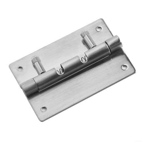 Abnehmbares Türscharnier aus Edelstahl, verstellbares Endscharnier, selbstschließendes Scharnier für Küchenschrank, Möbel, Hardware, 76 x 51 mm (A) von Besttoolifes