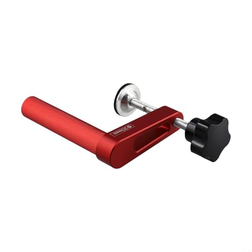 Aluminium-Holzbearbeitungs-Klemme mit Bankstopper, Schnellspann-Tischklemme für 19 mm und 20 mm Bank, Werkbankzubehör und Tischlerwerkzeuge für Werkstatt (20 mm) von Besttoolifes