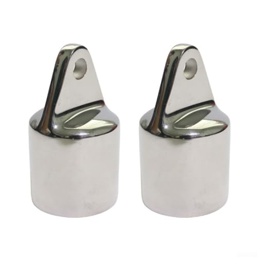 Besttoolifes 2 Stück Ösenende für Marine Boot Bimini Top Yacht Markise Zubehör Verbindungskappe Fitting Deck Hardware 22–32 mm (22 mm) von Besttoolifes