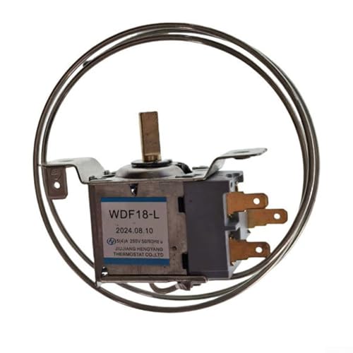 Besttoolifes 2 Stück Temperaturregelschalter für Kühlschrank WDF18 WDF20 WPF22 WPF24 Terminal Modelle Thermostat Ersatzteil Küchengerät Komponente (WDF18-L) von Besttoolifes